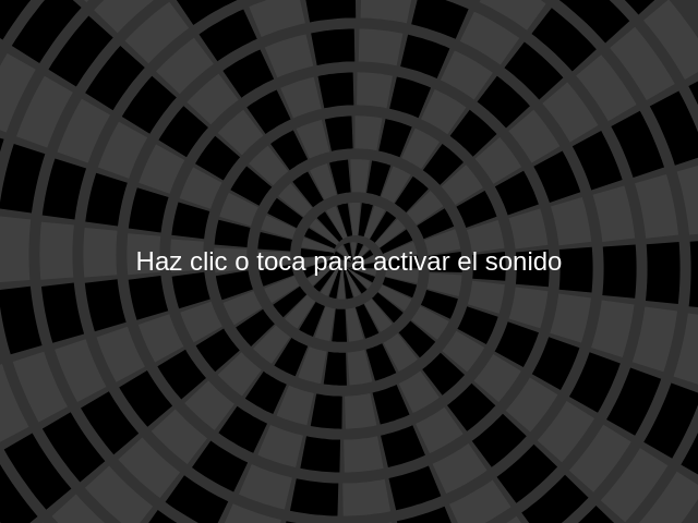 Hipnótico espiral rotativo en blanco y negro