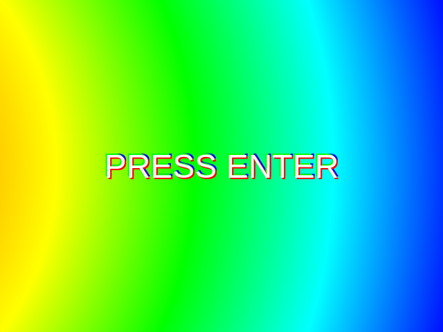 70'th Acid Style Press Enter
